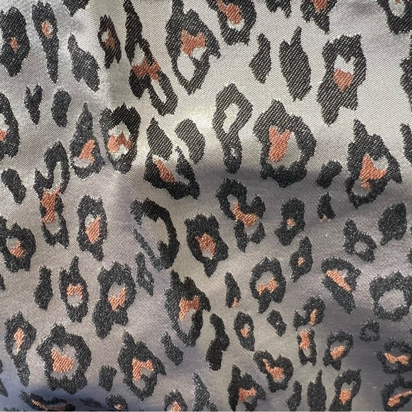 NWT Banana Republic Leopard Print Pants Animal Print Career Slacks Metallic Bold - Picture 10 of 11